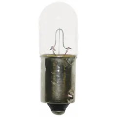 12VMB-1 BA9s T3-1/4 Miniature Bayonet Base Lamp, 12V AC, White