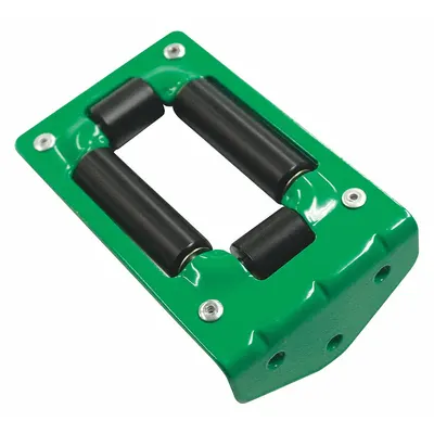 SPEEDAIRE Roller Guide: For RWA Series Reel Series, Nylon, Green, Steel, For 7 3/8 in Reel Wd - Roller Guide Assemblies for Spring-Return Hose Reels