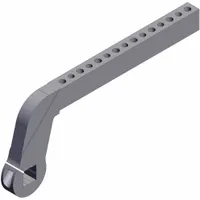 SMC Pneumatic Cylinder Clamp Arm: Mfr Part # CKZ-63A542P-X6013, Fits 63 mm Bore Dia, CKZN