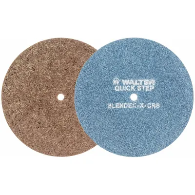 WALTER SURFACE TECHNOLOGIES Hook-and-Loop Surface Conditioning Disc: 7 in Dia - Coating-Removal Discs for All Metals