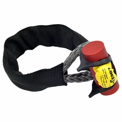 LOCKJAW Soft Shackle: 8,600 lb Working Load Limit, 43,000 lbf Breaking Strength - Synthetic Shackles for Lifting