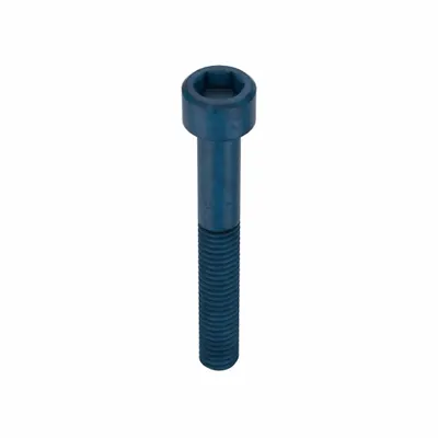 METRIC BLUE Socket Head Cap Screw: M6x1.00 Thread Size, 45 mm Lg, Std, Blue Phosphate - Metric System Standard Socket Head Cap Screws