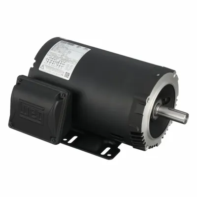 WEG General Purpose Motor: Rigid Base Mount, Open Drip Proof, 2 hp, 230/460V AC - Rigid Base 3-Phase General Purpose AC Motors