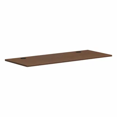 HON Desk Top: 200 lb Wt Capacity, Sepia Walnut, Laminate - Training Table Bases & Legs