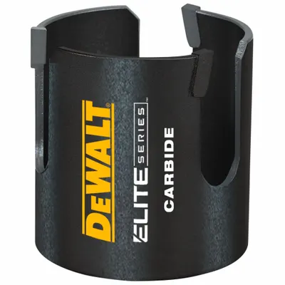 DEWALT DAH42916 Carbide Tipped Hole Cutter, 2 9/16 in Saw Dia, 5/8"-18 Thread - Wood-Cutting Hole Cutters without Arbor