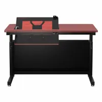 VERSADESK Standing Desk: Cherry, Wood, 48 in Overall Wd, 30 in Overall Dp, 36 in Max Desktop Ht (MPN RST4830-BC)
