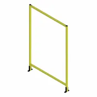 T-Slot Framing System Panel: Add-On, Yellow, 84 in H x 36 in W x 5 1/2 in D, Solid (MPN 48358)