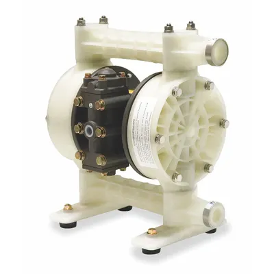 Dayton Double Diaphragm Pump: Polypropylene Body, 3/4 in, NPT Connection, 28 gpm - Polypropylene Housing AODD Pumps