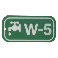 This W-5 lockout tag is made of polystyrene and printed in English. It is used in lockout/tagout procedures to indicate equipment isolation status and warn against re-energization. Suitable for industrial safety programs in manufacturing, utilities, and processing plants