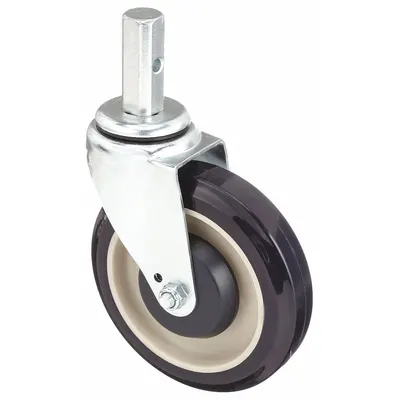 OEM Stem Caster: Swivel - Bolt-In Stem Casters with Square Stems for Square Tubes & Angle Iron