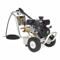 MI-T-M Gas-Powered Pressure Washer: Heavy Duty, Cart, 3,200 psi, 2.4 gpm, Usable Per Week 20 hr (MPN GA-3200-0DMM)
