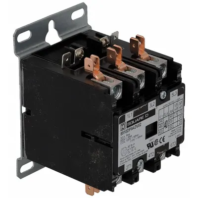 SQUARE D Definite Purpose Magnetic Contactor: 3 Poles, 120V AC, 40 A - Non-Reversing Definite Purpose Contactors