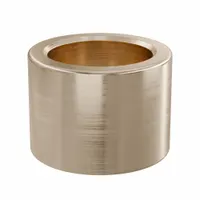 Sleeve Bearing: Bronze, SAE 841, 8 mm Bore, 11 mm OD, 8 mm Lg, 49,938 lb/sq in-fpm Max PV, 10 PK (MPN AAM0811-08B)