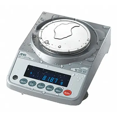 A&D WEIGHING Compact Bench Scale: 1,220 g Capacity, 0.01 g Readability, 0.01 g Repeatability - Precision Lab Balances