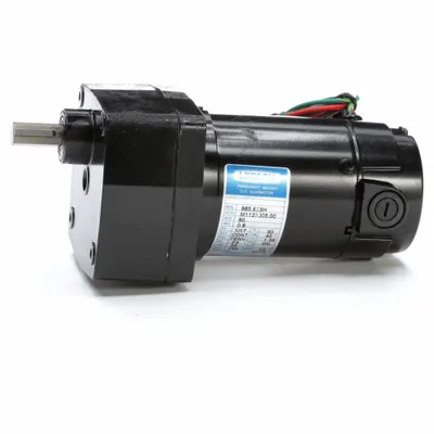 LEESON Parallel Shaft Gearmotors: Parallel, 90V DC, TENV, 150 RPM, 24 in-lb Max Torque - Parallel Shaft DC Gearmotors