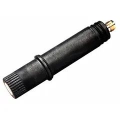 This pH electrode measures from 0 to 12 pH and features a flat tip shape for surface or viscous-sample testing. It has a double junction design, a Ryton PPS body, and a TNR connection type. The overall diameter is 1 1/8 in. Suitable for laboratory pH measurement applications.