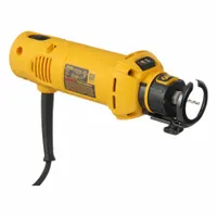 DEWALT Cut-Out Tool: 30,000 RPM Max. Speed, 5 A Current, Adj Dp Guide, Spindle Lock, 10 ft Cord Lg (MPN DW660)