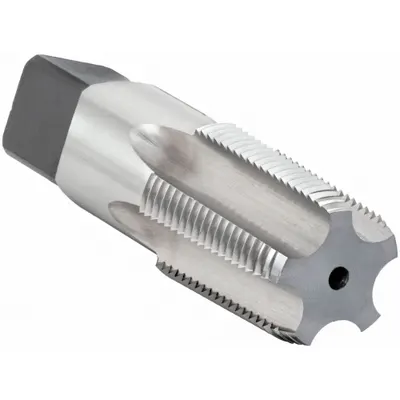 WIDIA GTD Pipe and Conduit Thread Tap: 1 1/4"-11.5 NPTF, H2, 5 Flute, Plug Chamfer - Pipe Taps for Aluminum
