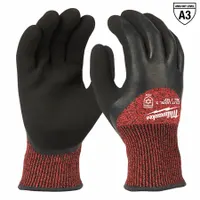 MILWAUKEE Work Gloves: XL ( 10), Palm, Double Dipped, Latex, Palm, Latex, Nylon ( 15 ga), 12 PK (MPN 48-22-8923B)