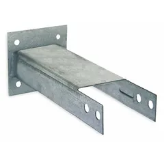 This wall spacer is used to maintain proper spacing between pallet racks and walls in industrial storage systems. It helps prevent rack damage and ensures safe load alignment. Made of galvanized steel for corrosion resistance.