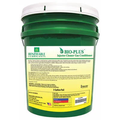 RENEWABLE LUBRICANTS Gasoline Injector Cleaner, Yellow, 80424 - Gasoline Fuel Additives