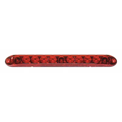 GROTE 49192 LED Clearance Light, Rectangular, Red, Screw Mount, Blunt Cut Wires - Clearance Lights