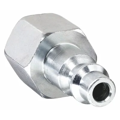 SPEEDAIRE Quick Connect Hose Coupling: 3/8 in Body Size, 3/8 in Hose Fitting Size - Industrial Interchange Steel Quick-Connect Air Coupling Plugs