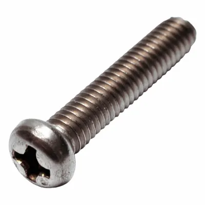 ALLIED TITANIUM Machine Screw: M4x0.70 Thread Size, 20 mm Lg, Grade 2, Titanium, Plain - Pan Head Machine Screws