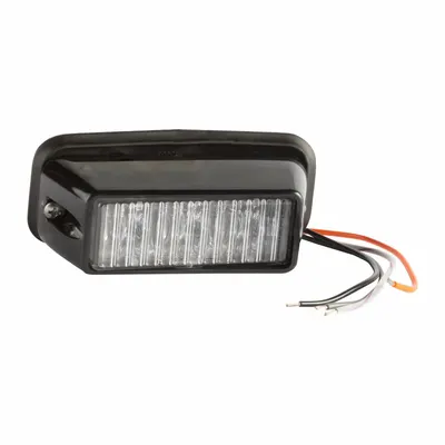GROTE 77463 Amber Rectangular Warning Light - Vehicle Perimeter Flashing Warning Lights