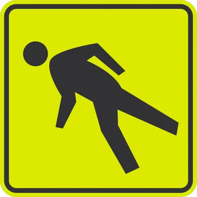 LYLE Traffic Sign: 18 in x 18 in Nominal Sign Size, 18 in x 18 in Nominal Sign Size (W x H) - Pedestrian Crossing Signs