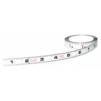 US TAPE Adhesive Backed Tape Measure: SAE, Inch, Decimal, Left to Right, 1/2 in Overall Wd, Feet (MPN 50019)