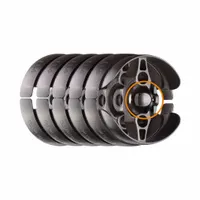 TRIFLEX R Cable carrier: R Series TRE, 2 Channels, 2.5 in, 20.5 mm Max Cable Dia, Order to Lg (MPN TRE.60.087.0.B)