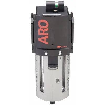 ARO Pneumatic Oil Filter: Coalescing, 1/2 in NPT, 0.3 micron, 216 cfm, 150 psi Max Op Pressure - ARO FRL Air Filters