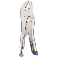 Locking Plier: Curved, Quick Release, 1 1/2 in Max Jaw Opening, 7 in Overall Lg, 1 3/16 in Jaw Lg (MPN IRHT82580)