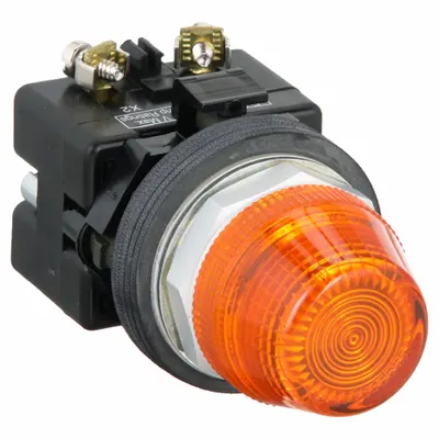 EATON Pilot Light: 30 mm Panel Mounting Size, Amber, LED - LED Pilot-Lights