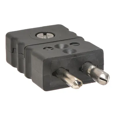 TEMPCO Thermocouple Plug: Jack, For Type J Thermocouple Type, Std Plug, 2 Pins - Thermocouple Plugs
