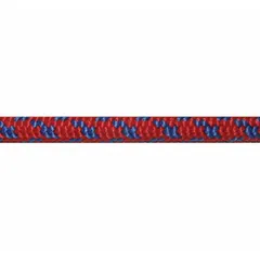 Static kernmantle rope with 6 mm diameter and 195 lb working load limit. Constructed with nylon core and nylon sheath. Suitable for light-duty utility tasks such as securing loads, general rigging, and industrial tie-downs where controlled stretch is not required.