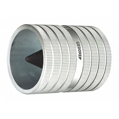 GEDORE Pipe Reamer: Stainless Steel, 2 1/4 in Max Pipe Size, 3/8 in Min Pipe Size - Sleeve-Style Metal Tubing & Conduit Reamers