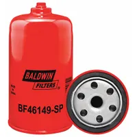 BALDWIN FILTERS Fuel Filter: Spin-On, 3 1/16 in Outside Dia, M16-1.50 Thread Size, Cellulose, Kubota (MPN BF46149-SP)