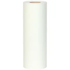 Solid, clear antislip tape in a roll measuring 18 in x 60 ft with a 21 mil thickness. Features a coarse abrasive surface with 60 grit size, oil-resistant and mop-friendly for easy cleaning. Suitable for indoor and outdoor use on stairs, ramps, walkways, and industrial floors under heavy foot traffic. Meets DIN EN 16165:2023-02.