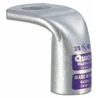 FUSION Lug Starter/Ground: Heavy Wall Lug, Crimp/Lug, Tin Plated Copper, 3/0 ga, Purple, Straight (MPN 6430HL)