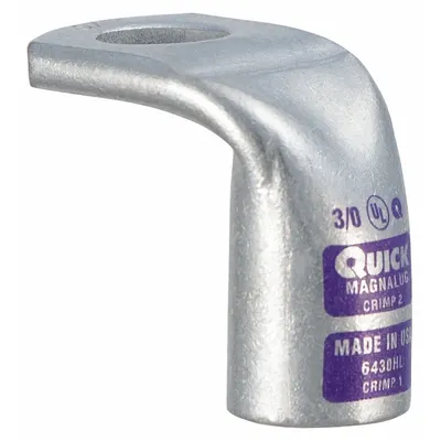FUSION Lug Starter/Ground: Heavy Wall Lug, Crimp/Lug, Tin Plated Copper, 3/0 ga - Heavy Wall Lugs