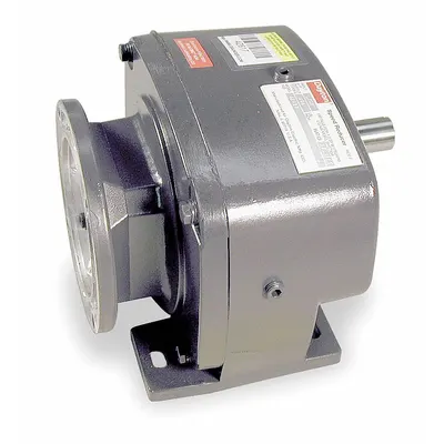Dayton Speed Reducer: 38.5:1, 45 RPM, 0.5 hp Input Max, 665 in-lb Output Max, Keyed - Direct-Drive Parallel Speed Reducers
