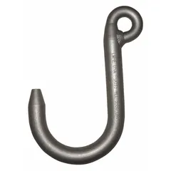 This PEERLESS foundry hook is constructed from alloy steel with a silver finish. It features a 3-inch hook opening width and is rated Grade 80. Suitable for lifting and positioning loads in industrial settings such as foundries and manufacturing facilities.