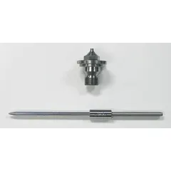 This DEVILBISS fluid nozzle is a replacement component for air sprayers, designed for use with the JGA-660 spray gun model. It is part of the Replacement Needles, Nozzles & Caps for Air Sprayers product grouping and supports precise fluid delivery in industrial finishing applications.