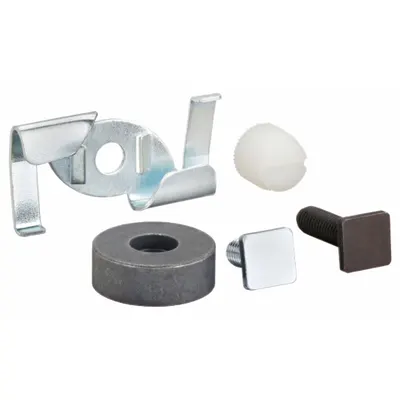 JUNO LIGHTING T-Bar Attachment Clip, 9/16 in, Silver - Grid-Ceiling Mounting Clips