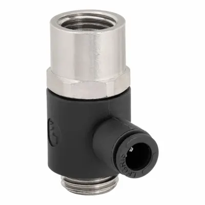 LEGRIS 3124 06 13 BSPP x Push-to-Connect Tube Fitting - Nylon & Nickel-Plated Brass Tube Fittings