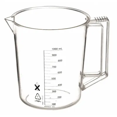 OEM Beaker: Low Form with Handle - Low Form Plastic Beakers With Handles