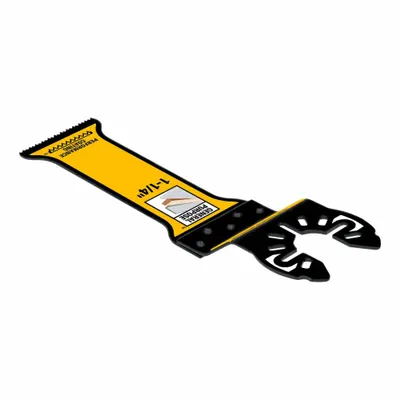 DEWALT Oscillating Blade: 1 1/4 in Blade Wd, Straight Cutting, Bi-Metal, DEWALT - Open-Back Universal OIS Mounted Blades
