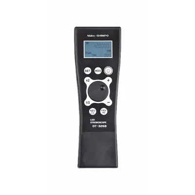 SHIMPO Digital Stroboscope: 0.1 fpm, LCD, 120,000 fpm, 60 fpm, 2.5 usec Max Flash Duration - Standard LED Stroboscopes